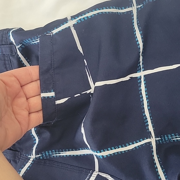 💲1️⃣ ZeroXposur Swim Trunks Board Shorts Youth Large 14/16 Blue Plaid - Picture 8 of 13